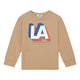 LA Surf T-Shirt Beige
