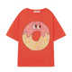 Donut Rooster Oversize T-Shirt Red