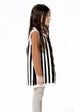 Stripes Knit Vest Black
