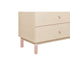 Gelato Crib/Dresser Feet Pack Pink